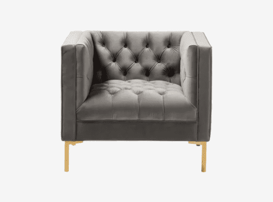 Single Sofa Velvet chair of 6 set
