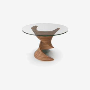 Round Glass Table for office use