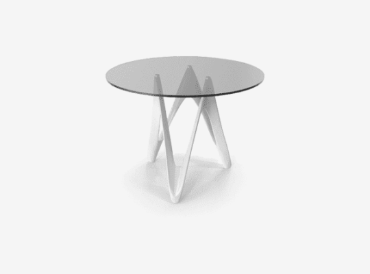 Round Glass Table for office use