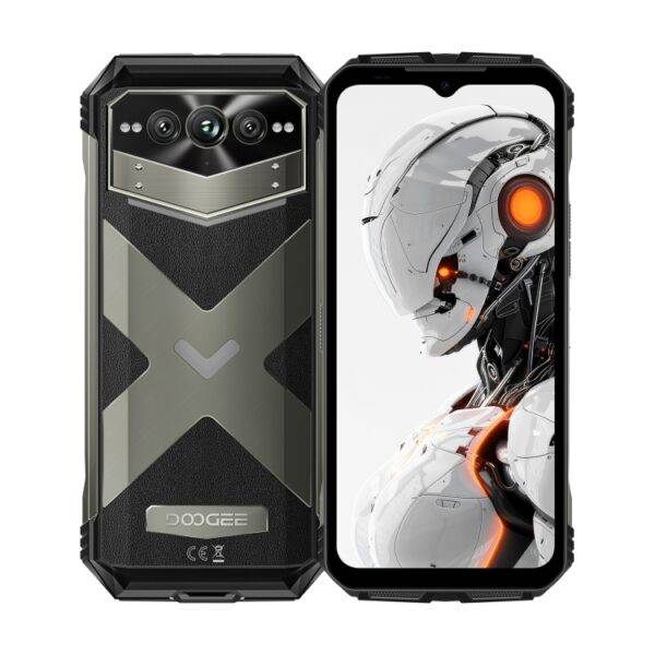هاتف DOOGEE V Max Pro Rugged، 12 جيجابايت + 512 جيجابايت، 6.58 بوصة، أندرويد 14، معالج Dimensity 7050 ثماني النواة 2.6 جيجاهرتز، شبكة: 5G، OTG، NFC (رمادي)