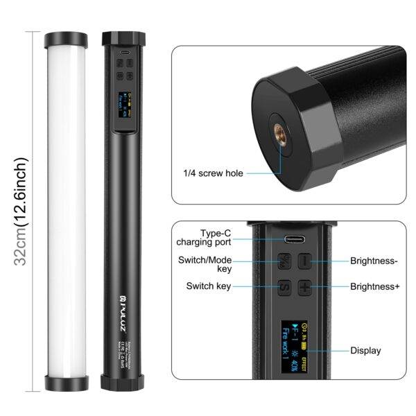 ⁦PULUZ 135 LEDs Photo ...⁩ - الصورة ⁦2⁩