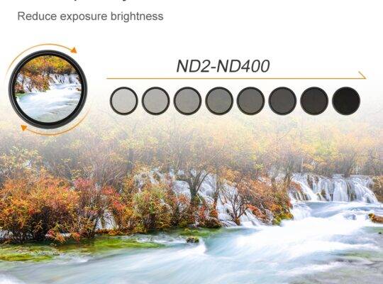 متغير قابل للتعديل ND 2 إلى ND 400 Filter …