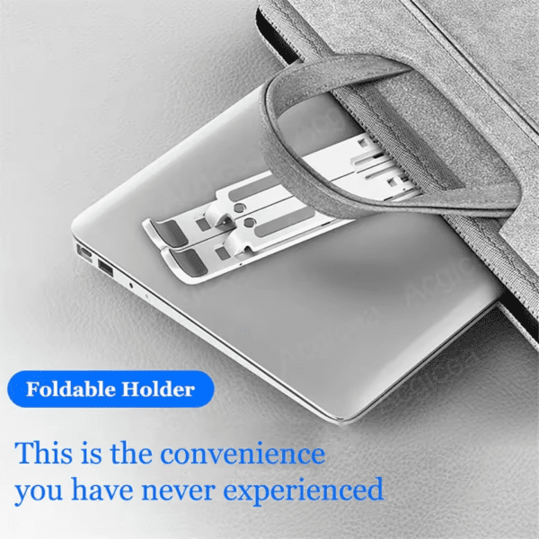 ⁦حامل كمبيوتر محمول قابل للطي من ABS لجهاز MacBook ،⁩ - الصورة ⁦7⁩