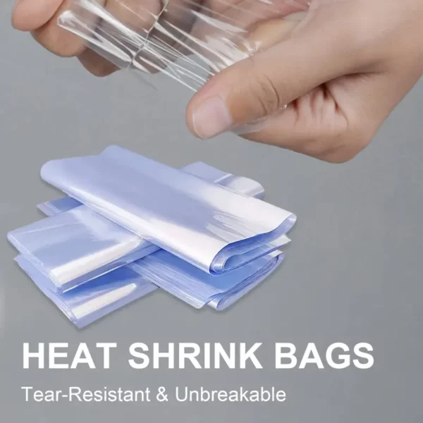 ⁦50 قطعة من أكياس PVC القابلة للانكماش الحراري⁩ - الصورة ⁦2⁩