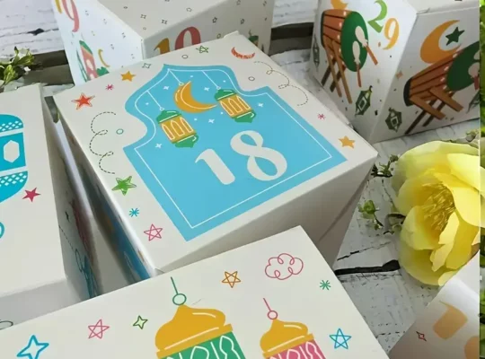 30 قطعة من تقويم رمضان القابل لإعادة الملء