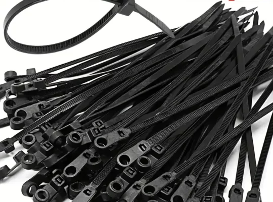 UMLIFE 200 قطعة من ربطات الكابلات النايلون