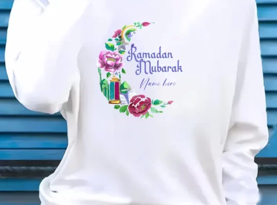 تصميم إبداعي لطباعة حروف قمر