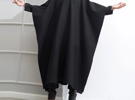 عباءة غير منتظمة ذات Capuche