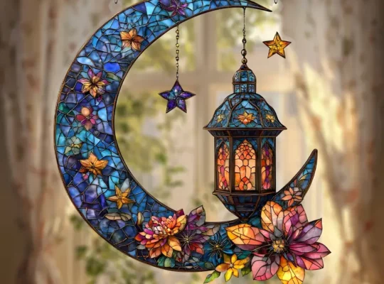 مكون من 1 قطعة سونكاتشر رمضان بأسلوب الفينتاج