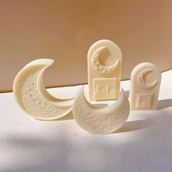 ⁦قالب سيليكون بموضوع رمضان لصنع الشموع والحرف الراتنج⁩ - الصورة ⁦3⁩