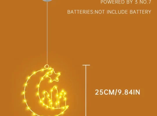 1 قطعة كلاسيكية من ABS Twinkle Star Moon Castle Light، 8