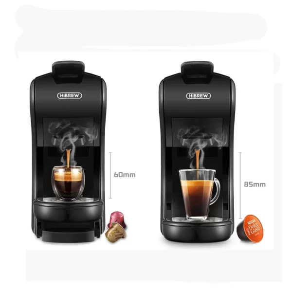 ⁦ماكينة قهوة إسبريسو HiBREW H1A 3 في 1 متوافقة مع قهوة دولتشي قوستو الأرضية⁩ - الصورة ⁦3⁩
