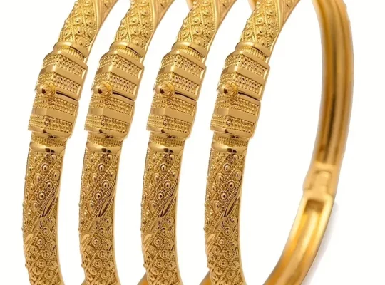 سوار ذهبي مطلي بالذهب قابل للتعديل من النحاس القبلي
