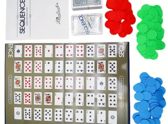 لعبة لوحة استراتيجية SEQUENCE – مادة بطاقات