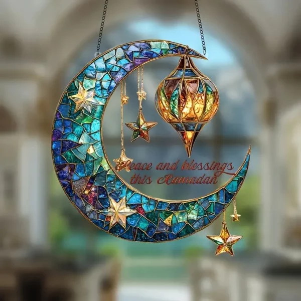 ⁦ماسك ضوءالقمرالسريع الهلال مع بركة-20.32 سم × 22.1⁩ - الصورة ⁦2⁩