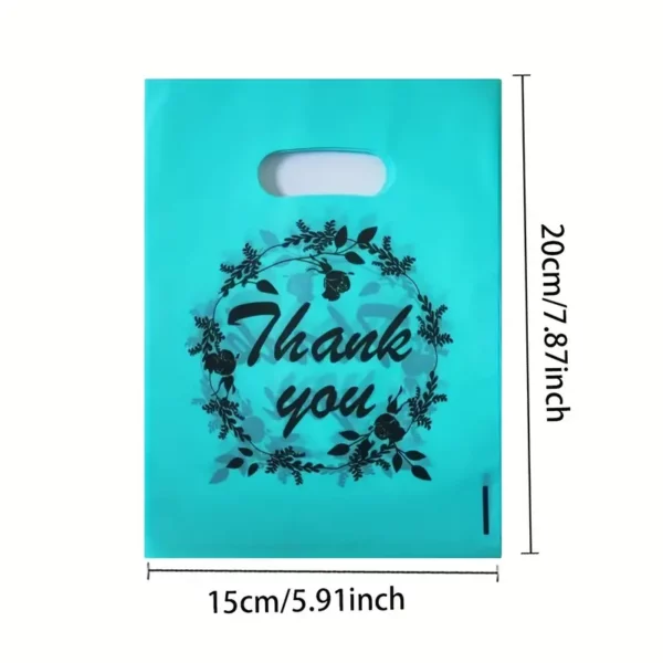 ⁦100-Pack من أكياس الحلوى البلاستيكية⁩ - الصورة ⁦5⁩
