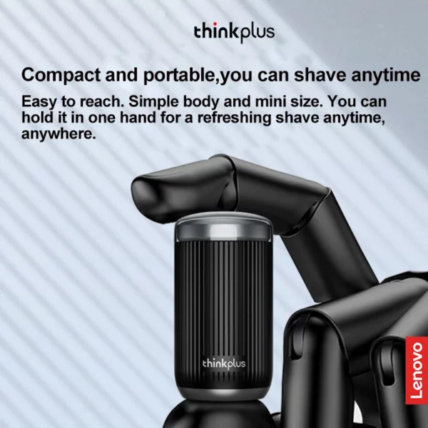 ⁦ماكينة حلاقة كهربائية صغيرة قابلة لإعادة الشحن Lenovo Thinkplus ES10⁩ - الصورة ⁦4⁩