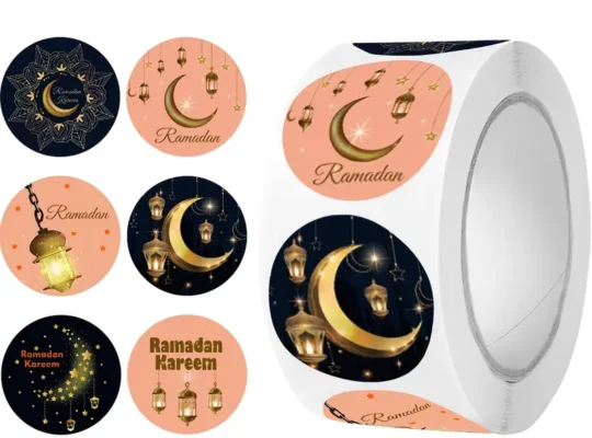 ملصقات القمر في رمضان