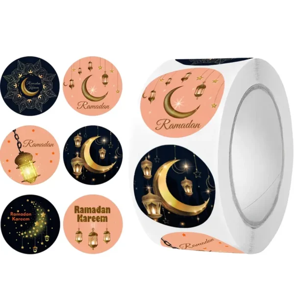 ⁦ملصقات القمر في رمضان⁩ - الصورة ⁦2⁩