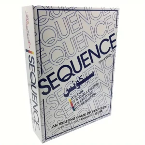 لعبة لوحة استراتيجية SEQUENCE – مادة بطاقات
