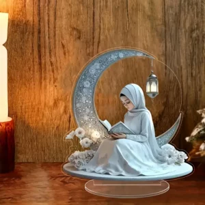 ديكور رامدانانة بتقنية الأكريليك على شكل فتاة