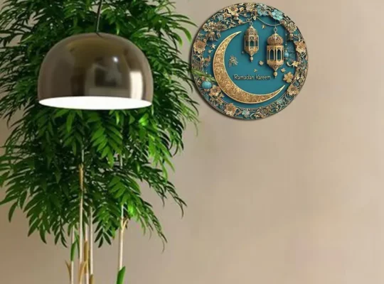 مكون من 1 قطعة فن الحائط الألومنيوم “رمضان كريم