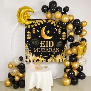 طقم خلفية قوس البالونات بمناسبة عيد الأضحى