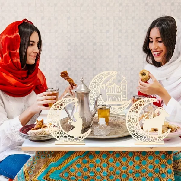 ⁦مجموعة من 3 قطع بتصميم كلاسيكي لتزيين المنزل⁩ - الصورة ⁦3⁩