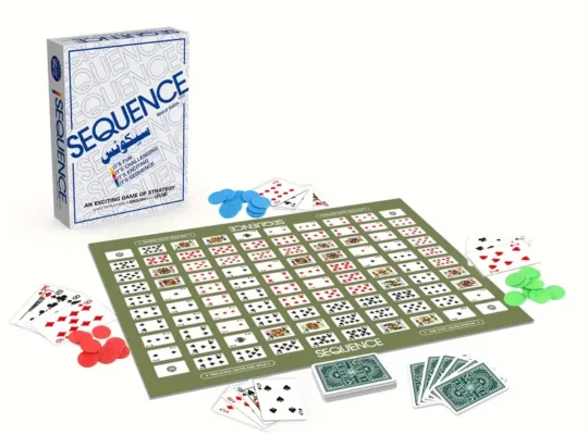 لعبة لوحة استراتيجية SEQUENCE – مادة بطاقات