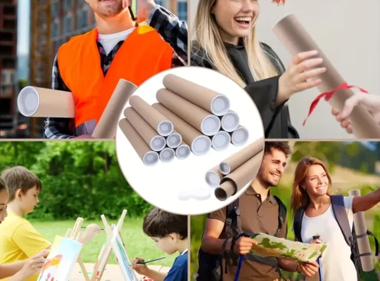 أنابيب بريدية مع قبعات