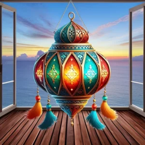 1 قطعة، فانوس مسطح 2D من الأكريليك لاصطياد الشمس