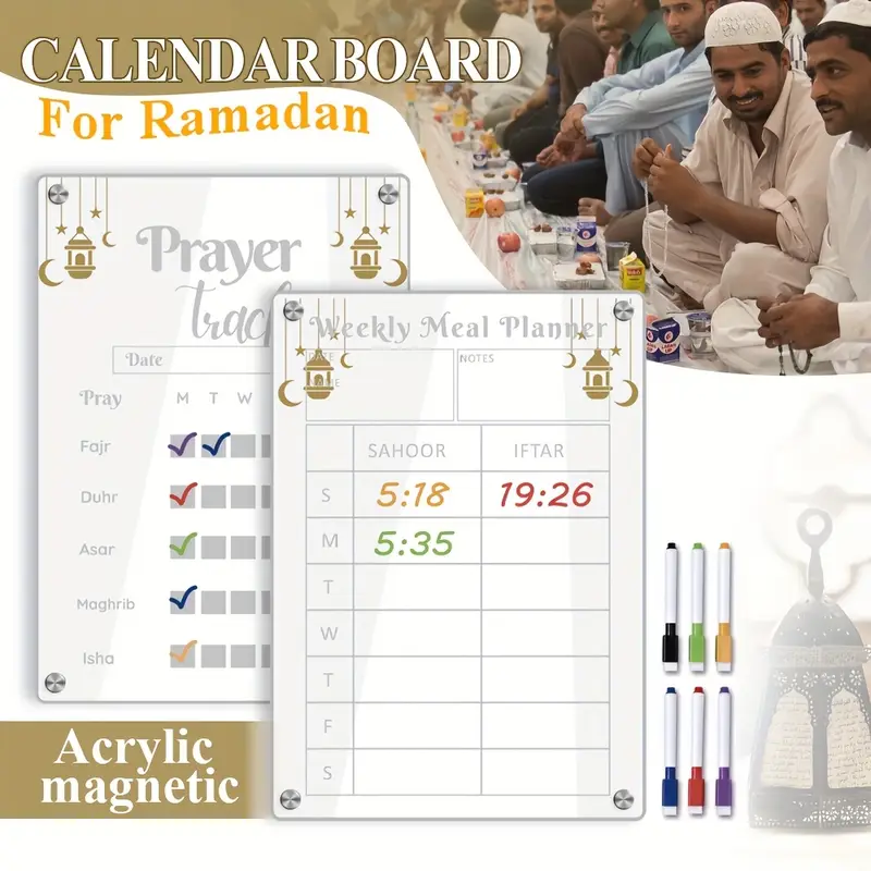 1 قطعة لوحة مخطط أسبوعية مغناطيسية - الصورة 4