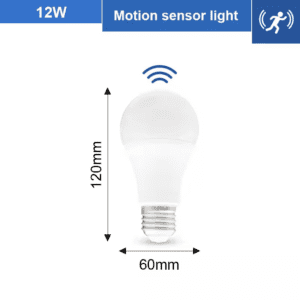 1 قطعة PIR محس حركة LED لمبة