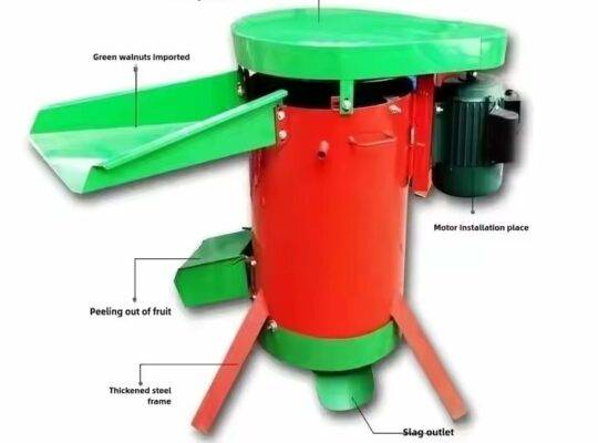 آلة فصل عالية الأداء لتقشير القشرة الصلبة المحمولة لتقشير الجوز والجوز والجوز البقان