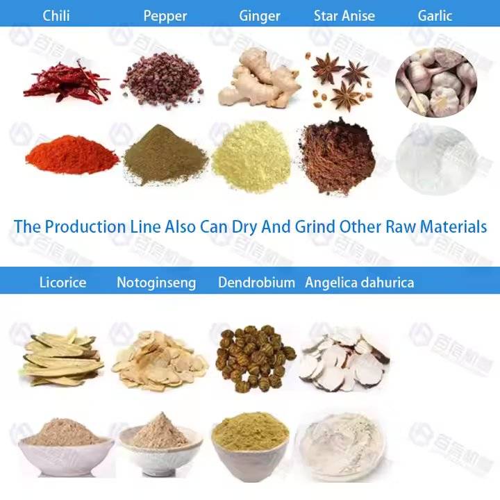 آلة طحن مسحوق الموز الصناعية الأوتوماتيكية بالكامل لتجهيز خط إنتاج دقيق الموز - الصورة 4