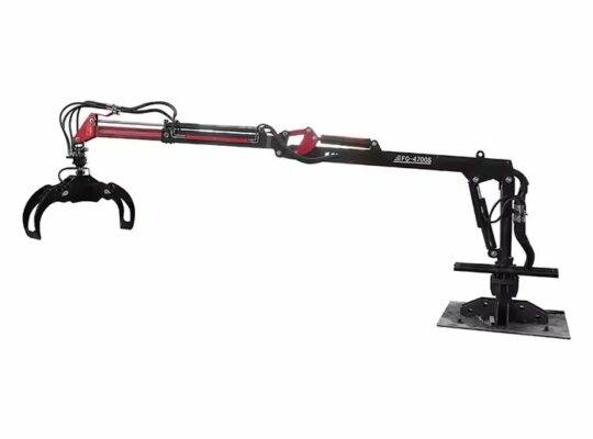 رافعة أخشاب Bossworth Forestry Machine ذات خطاف دوار هيدروليكي للجرار