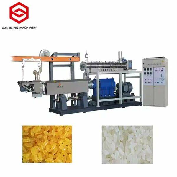 ⁦آلة تصنيع الأرز الصناعي المدعم ببراغي مزدوجة FRK Extruder خط معالجة صنع الأرز الغذائي⁩ - الصورة ⁦5⁩