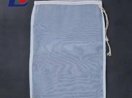 كيس فلتر شبكي من النايلون والقطن العضوي من الدرجة الغذائية قابل لإعادة الاستخدام لتخزين الحليب والمكسرات والخضروات والفواكه والسوائل