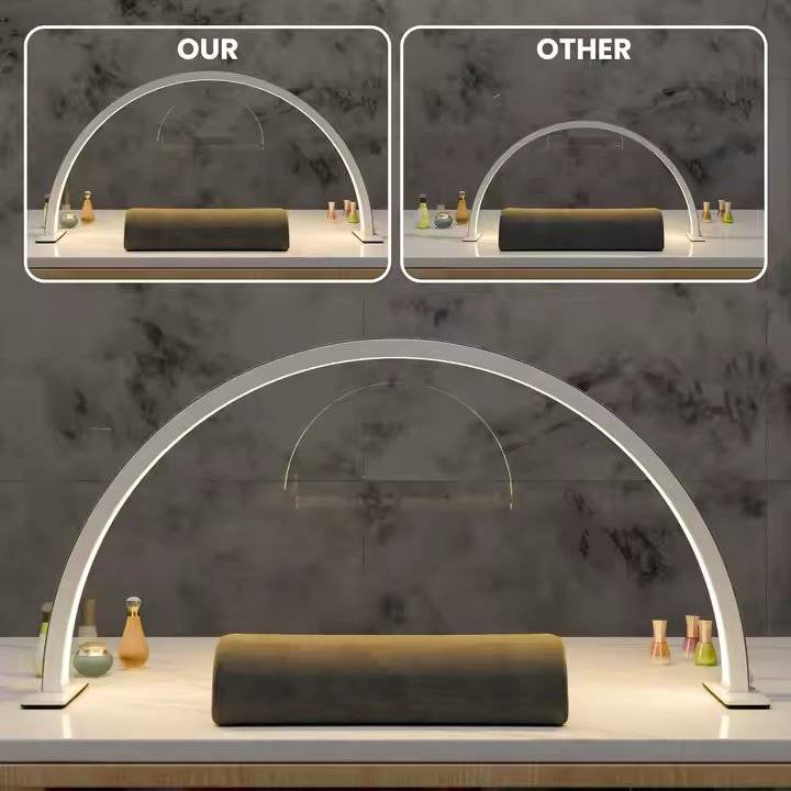 مصباح الرموش LED الماسي 48 واط لفناني الوشم وماكياج الأظافر والرموش وصالونات التجميل ومصباح الأظافر نصف القمر