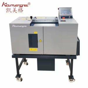 آلة تقسيم الجلود الصغيرة عالية الدقة Kamege K300A بعرض عمل 300 مم، ماكينة إنتاج الجلود، حقيبة ساعة يدوية الصنع