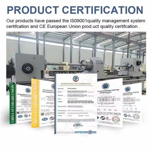⁦معدات أدوات آلية CNC أفقية عالية الدقة لقص الثقوب العميقة وصقل الأسطوانات الأنبوبية⁩ - الصورة ⁦3⁩