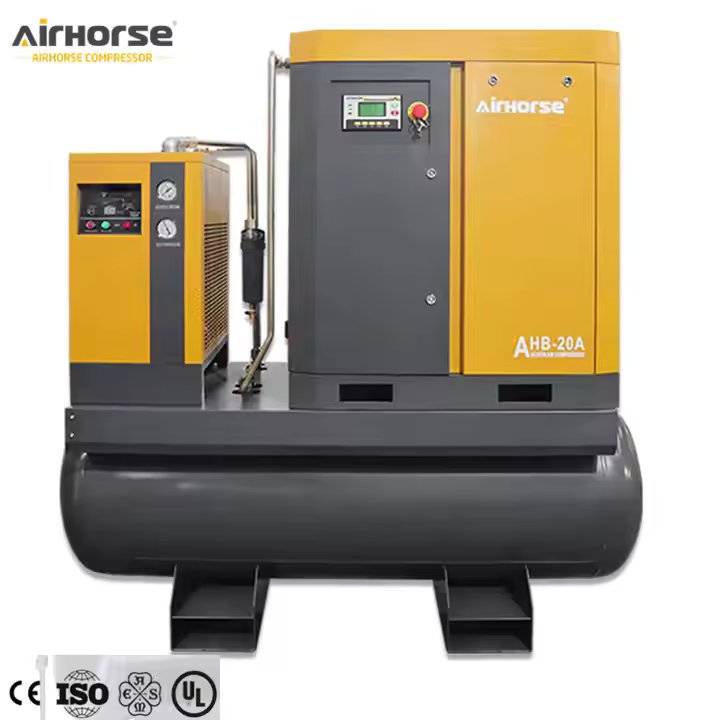 ضاغط هواء صناعي AirHorse 11KW 15KW 16 بار 20 بار ضاغط هواء لولبي متعدد الإمكانات 15 حصان 20 حصان 30 حصان لقطع الليزر