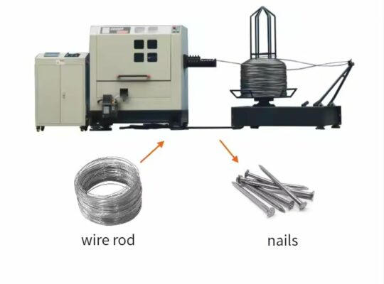 آلة تصنيع المسامير السلكية الفولاذية