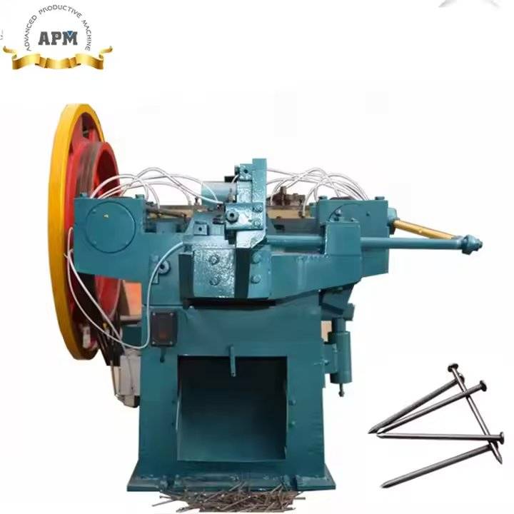 آلة إنتاج مسامير أسلاك فولاذية أوتوماتيكية عالية الإنتاجية