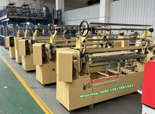 آلة طي السكين ZJ-217 من مصنع Changzhou Huaen، تنورة فستان من البوليستر، جلد غير منسوج، نسيج، ثني جلدي، 11 كيلو وات
