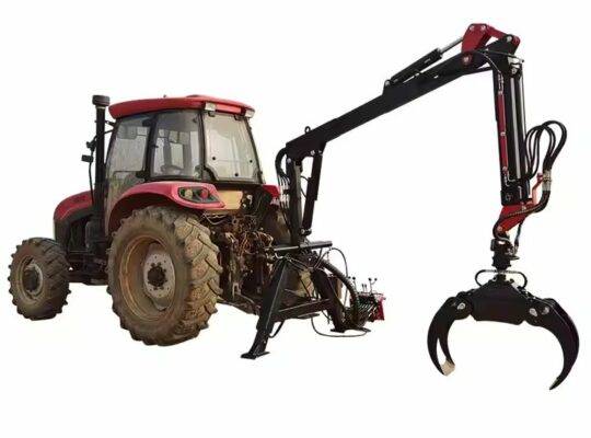 رافعة أخشاب Bossworth Forestry Machine ذات خطاف دوار هيدروليكي للجرار