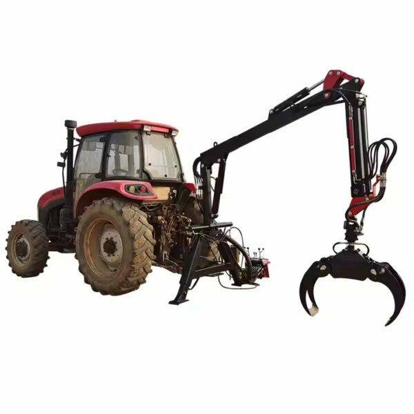 ⁦رافعة أخشاب Bossworth Forestry Machine ذات خطاف دوار هيدروليكي للجرار⁩ - الصورة ⁦3⁩