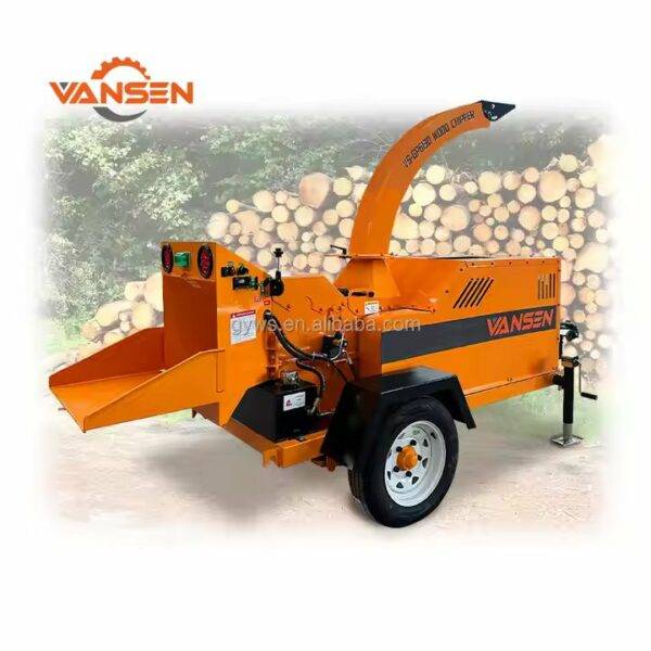 ⁦Ce المحمول 35HP الديزل الطاقة الهيدروليكية حديقة الغابات فروع شجرة النفايات سجلات طبل كسارة كسارة منشرة الخشب⁩ - الصورة ⁦2⁩