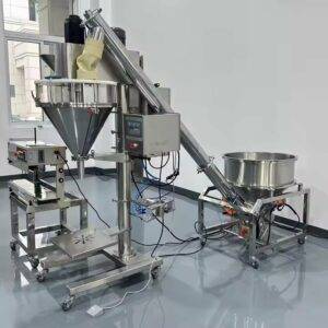 ماكينة تعبئة بودرة التوابل نصف أوتوماتيكية من ماركة FILLING AUTO BRAND