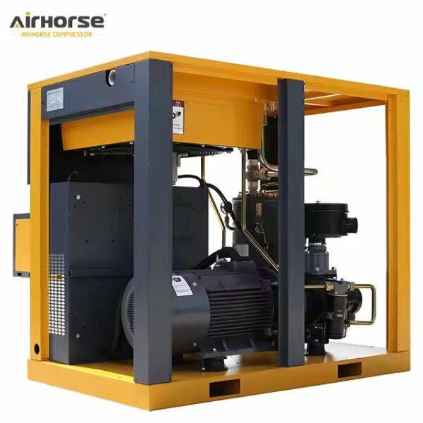 ⁦ضاغط هواء AirHorse 30 حصان 22 كيلو وات 127 قدم مكعب في الدقيقة ضاغط هواء لولبي احترافي 22 كيلو وات 30 حصان تصنيع ضواغط صناعية⁩ - الصورة ⁦3⁩